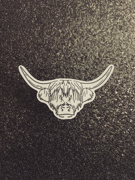 Highland Cow Sticker