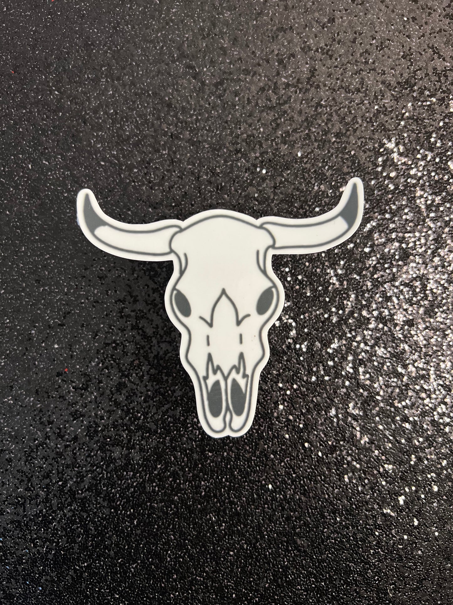 Outskirts Longhorn Skull Sticker